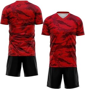 Uniforme de Fútbol de Último Diseño 100% Poliéster, Nuevo Estilo, Uniforme Profesional para Adultos, Calidad Premium, Color Personalizado, Logotipo Personalizado - Product Image 2