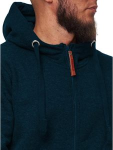300GSM Cotton Poly Tracksuit <b>Men</b> <b>Slim</b> <b>Fit</b> Full Zip Jacket <b>Joggers</b> Set Solid Beige Color Embroidered Chest Logo Sportswear - Product Image 5