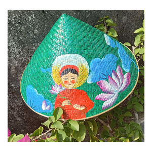 Chapeau conique traditionnel vietnamien de qualité supérieure, produit artisanal écologique pour la décoration et la mode - Product Image 3