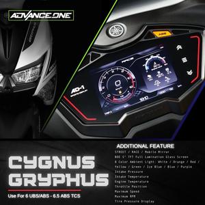 Tableau de bord LCD coloré pour accessoires de moto Cygnusx Grtphus - Product Image 6