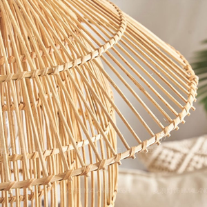 Rattan <b>Ceiling</b> <b>Light</b> Fixture with Eco Friendly Material Durable Frame and Soft <b>Light</b> Diffusion Designed for Indoor - Product Image 2