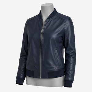 Chaqueta de cuero para mujer con ajuste cómodo, acabado premium y material duradero para un estilo moderno y de moda. - Product Image 4