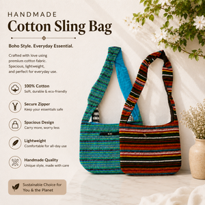 Sac bandoulière unisexe en coton style hippie, sac à bandoulière rond en paille fait main |   Sac de plage décontracté de style bohème pour les voyages et les festivals - Product Image 5