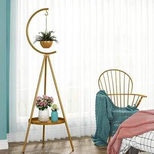 Support de plantes décoratif en métal pour intérieur et extérieur, organiseur de pots de fleurs, balcon, jardin, décoration de la maison, moderne, résistant à la rouille, présentoir de qualité supérieure. - Product Image 6