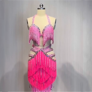 Traje de Danza del Vientre de Alto Rendimiento para Niñas y Adultas, Personalizable en Colores y Logotipos, Alta Calidad - Product Image 1