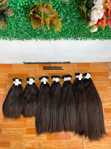 ผมต่อแบบตรง Remy แท้ ไม่ผ่านกระบวนการ ขายส่งจากเวียดนาม น้ำหนัก 100 กรัมต่อชิ้น ไม่มีเหา/ไข่เหา - Product Image 1