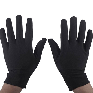 Gants en coton blancs pour serveurs, chauffeurs, bijoutiers, travailleurs, gants de cérémonie à doigts entiers - Product Image 3