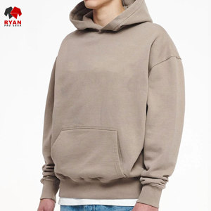 Sweat à capuche pour homme Ryan Pro Gear avec logo personnalisé sur le devant, 100% coton molletonné, coupe classique, hiver, ODM, vêtements décontractés - Product Image 2