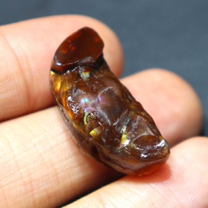 <b>Mexican</b> Fire Agate Druzy Cabochon Natural Unique Fire Agate Gemstone Handmade Healing Crystal Polished Fire Agate Jewelry Making - Product Image 1