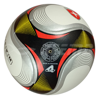 Ballon de football durable en PU texturé Fusion Tec, modèle SANTIAGO, multicolores, personnalisable pour l'entraînement professionnel, conçu par Reema