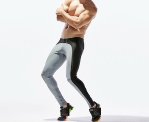 High Waist Seamless <b>Knitted</b> <b>Leggings</b> Full Length Solid Color Sporty Stretch Breathable Compression Women's <b>Leggings</b> - Product Image 1