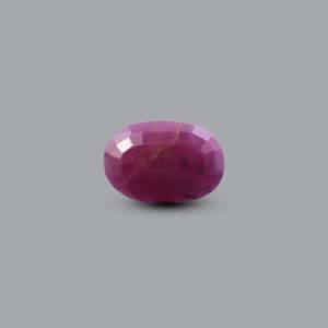6.3 Carat African Ruby Loose Gemstone Oval Cut 10x12mm for Fine Jewelry - Product Image 2