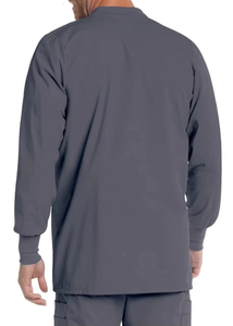 Nouvelle collection 2026 – Blouse médicale personnalisable avec logo, col en V, couleur unie, pour médecins et infirmières – Vente en gros - Product Image 2