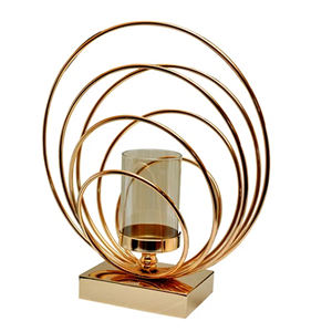 Meuble TV de Luxe Décoration Maison Petite Boule de Verre Gravée Design Art Déco Artisanat de Haute Qualité Meuble de Bureau en Fer et Cristal - Product Image 2