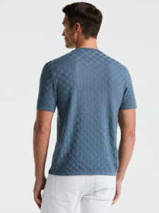 Camiseta de Verano Transpirable y Fresca con Diseño de Logotipo Personalizado OEM, Top de Manga Corta Tejido de Seda Helada con Cuello Redondo - Product Image 3