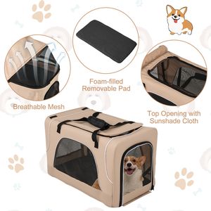 Carrito Doble para Mascotas, Plegable, 3 en 1, con 2 Compartimientos Desmontables - Product Image 4