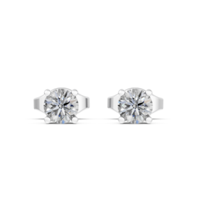 ต่างหูเพชร925แบบมีจริยธรรมรับรองโดย RJC ODM EA501870 - Product Image 1