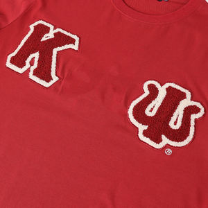 Camisetas Ringer 2026 con Letras Bordadas en Chenilla, 100% Algodón, Transpirables, Manga Corta, Corte Regular, Estilo Griego para Hombre - Product Image 3