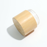 Vente en gros directe usine Xinte – Pot en verre coloré écologique personnalisé avec bouchon à vis en bambou naturel à sécurité enfant pour crème de soin en vrac