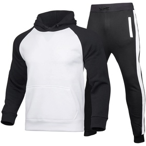 Manufacturers Custom Logo <b>Joggers</b> Cotton Unisex Men Sweatpants and Hoodie Sweatshirt <b>Set</b> <b>Plus</b> <b>Size</b> Men Track Suits - Product Image 3