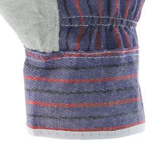 Gants de sécurité en cuir de palmier SID Patch résistants à la chaleur, 10 pouces, XL, gris, 2 mils d'épaisseur, anti-perforation, antidérapants, résistants aux déchirures - Product Image 3