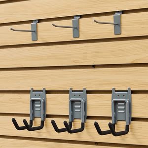 Pannelli Slatwall in MDF 4x4 piedi per Garage, Design Modulare, Facile Installazione, Regolabili, Effetto Legno Naturale, per Scaffalature Garage 4x4 - Product Image 6