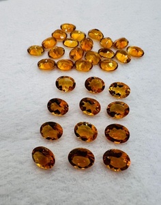 Lote de Piedras Preciosas de Diopsido Naranja Natural Pulido, Corte Ovalado, Facetadas, Sueltas, para la Fabricación de Joyería Fina, Suministro al por Mayor - Product Image 3