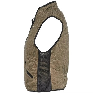 Chaleco Acolchado sin Mangas para Mujer, Cortavientos, con Cierre de Cremallera, Color Sólido, Ropa Ecuestre - Product Image 2
