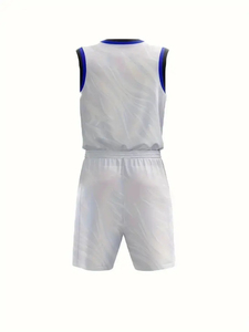 Uniforme de Baloncesto Transpirable de Alta Calidad en Oferta, Tallas Grandes, Personalizable para Adultos, Servicio OEM, Absorbe la Humedad 100% - Product Image 5