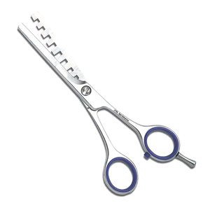 Ciseaux de coiffure en acier inoxydable à dents inversées, personnalisables avec logo, pour salon de coiffure - Product Image 1
