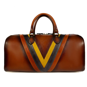 Casual Fashion Customized Logo Top Quality Leather Duffle Bag <b>Backpack</b> <b>Large</b> Capacity Leather Duffle Bag For Gym Sports - Product Image 5