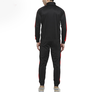 Survêtement en molleton tricoté pour homme, coupe classique, dégradé de bleu foncé, fermeture éclair sur le devant, style sportif, vêtement d'hiver à séchage rapide, long - Product Image 5