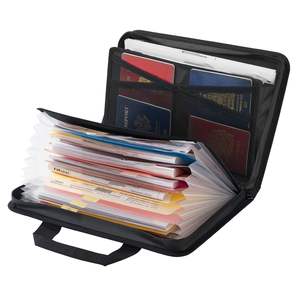 1832 F <b>Fireproof</b> Document <b>Bag</b> Heat Insulated Waterproof Organizer for Home Office Travel Portable Multi-Layer File Storage - Product Image 1