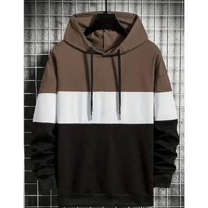 Sudaderas con capucha para hombre, sudaderas con estampado de bloques de color en 3D para hombre, estilo informal, estilo sencillo, jersey extragrande, top de otoño e invierno - Product Image 5