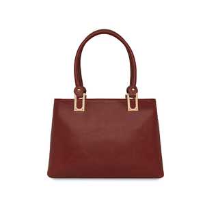 Bolso Tote de Cuero Genuino Marrón de Alta Calidad para Mujer, Bolso de Mano Espacioso y Lujoso para Oficina y Uso Diario, Logotipo Personalizado, OEM, Venta al Por Mayor - Product Image 5