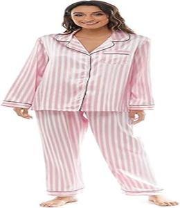 ชุดนอนผ้าซาตินไหมเนื้อนุ่มคุณภาพสูง น้ำหนักเบา ทรงคลาสสิก สวมใส่สบาย ลายทางสีสันตามสั่ง ชุด 5 ชิ้น สำหรับผู้หญิง - Product Image 3