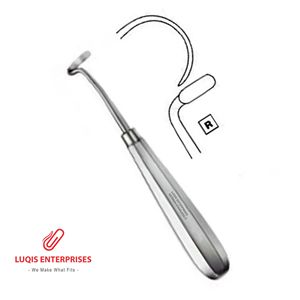 Raspador de Costillas Daniel Gubisch, Instrumento Quirúrgico de Acero Inoxidable, Raspador de Huesos, Herramienta Reutilizable para Rinoplastia - Product Image 2