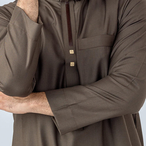 2026 Top sale Design Premium Wholesale Bulk Traditional Arabic Wear Design <b>Mens</b> Jubba Soft and Modern Jubba <b>thobe</b> - Product Image 6