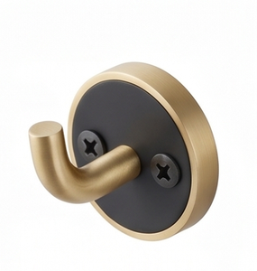 Elegant Metal Wall <b>Hooks</b> With Gold And <b>Black</b> Finished Perfect For Home Decoration Stylish And Functional Accent - Product Image 3