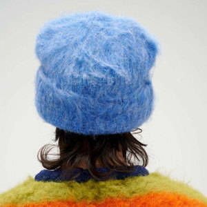 Bonnets en mohair légers et chauds pour l'hiver 2026, couleur personnalisée, étiquette privée, bonnets en mohair - Product Image 6