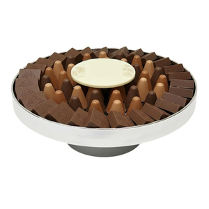 Cuenco de metal color oro rosa de diseño antiguo para chocolate, decoración para eventos, bandeja para dulces y golosinas para ocasiones especiales y decoración del hogar en oferta. - Product Image 5