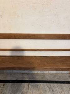 Modern Solid <b>Wood</b> Eco-Friendly 4-Seater <b>Bench</b> Farmhouse Decor Outdoor Furniture for Mall Park Patio <b>Garden</b> - Product Image 6