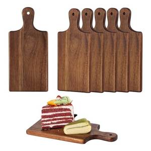 Planche à découper en bois faite à la main pour la cuisine, planche à découper en bois naturel pour légumes, fruits, viande, pain et aliments de tous les jours - Product Image 1