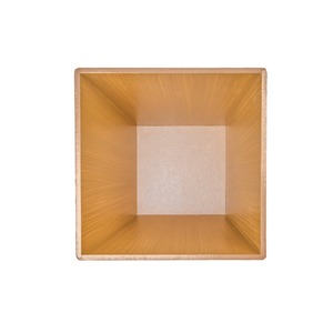 Poubelle en bois blanc design avec motif floral, idéale pour la décoration de chambre et de chambre d'amis, fabriquée à la main en Inde - Product Image 2
