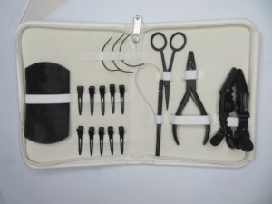 Kit d'outils de pose d'extensions capillaires de salon les mieux notés : Pince à ouvrir les anneaux, Pince à sertir les micro-anneaux, Pince à séparer les mèches - Product Image 5