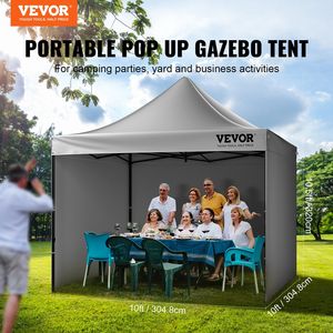 Gazebo Pop-up 3x3 Metri con Pareti Laterali Rimovibili, Gazebo Portatile Istantaneo in Borsa con Ruote, Resistente ai Raggi UV e Impermeabile - Product Image 2