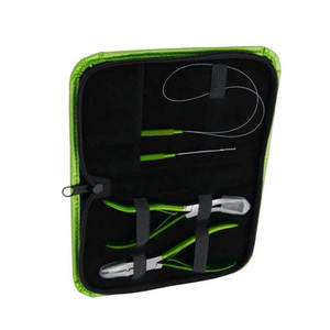Kit de Herramientas para Extensiones de Cabello, Alicates Metálicos, Agujas, Alambre, Mango Verde, Juego Profesional para Instalación y Remoción de Extensiones de Cabello - Product Image 6