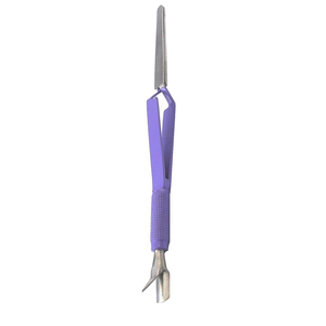 Pince à cuticules multifonctionnelle en acier inoxydable pour nail art, type baguette magique, pour ongles en forme de C - Product Image 2
