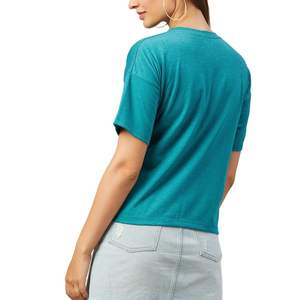 Camiseta Gráfica Transpirable Ecológica Inspiradora para Mujer, Camiseta de Algodón Estampada con Frases de Agradecimiento y Bendición, Informal, de Manga Corta - Product Image 5