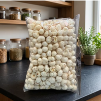 Beste handgeplukte gedroogde Makhana, AD-kwaliteit, licht knapperig, vetarm, gezonde snack, groothandel leverancier uit India, EXPORT DESI 25kg